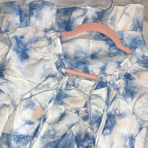 💙🤍 NWT blue long dress - Picture 3 of 6